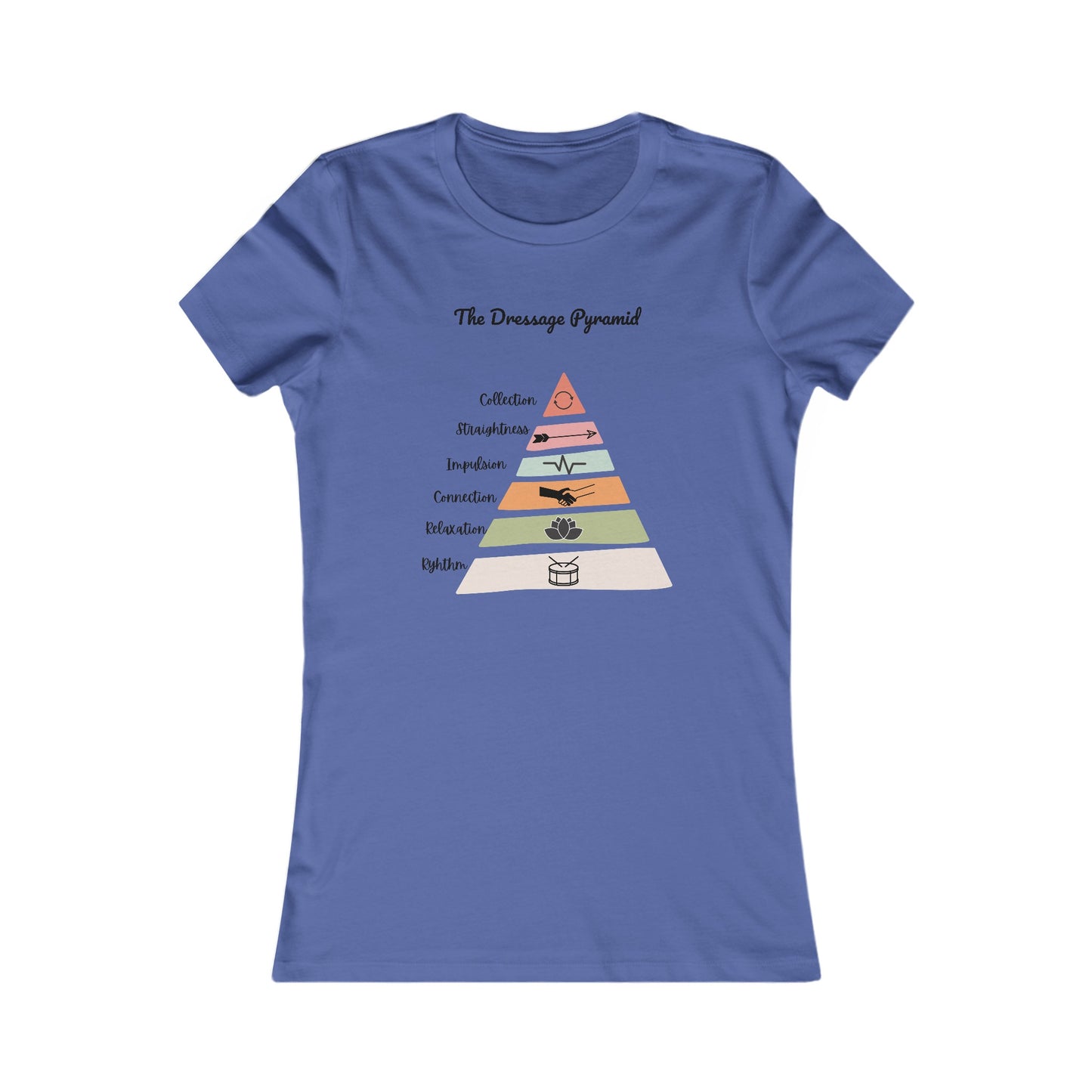 Women's Dressage Pyramid Tee - Sagebrush Tack