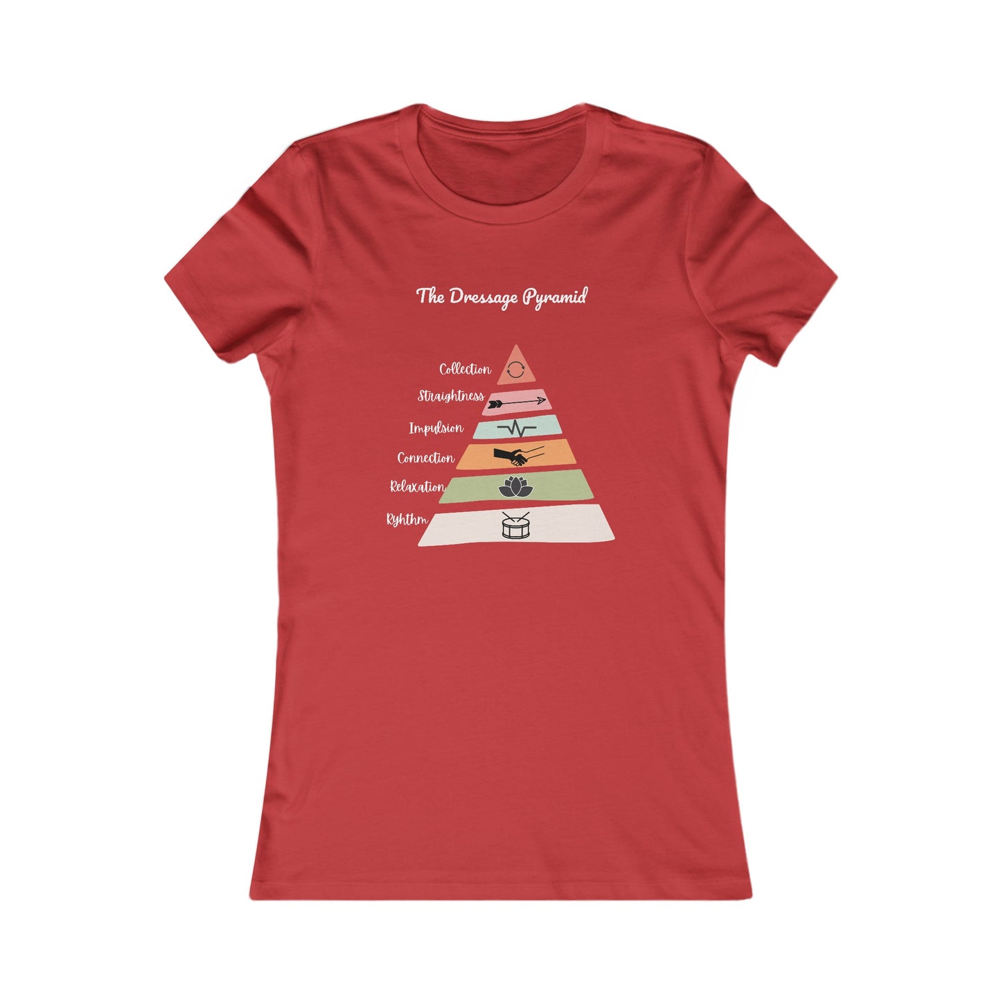 Women's Dressage Pyramid Tee - Sagebrush Tack