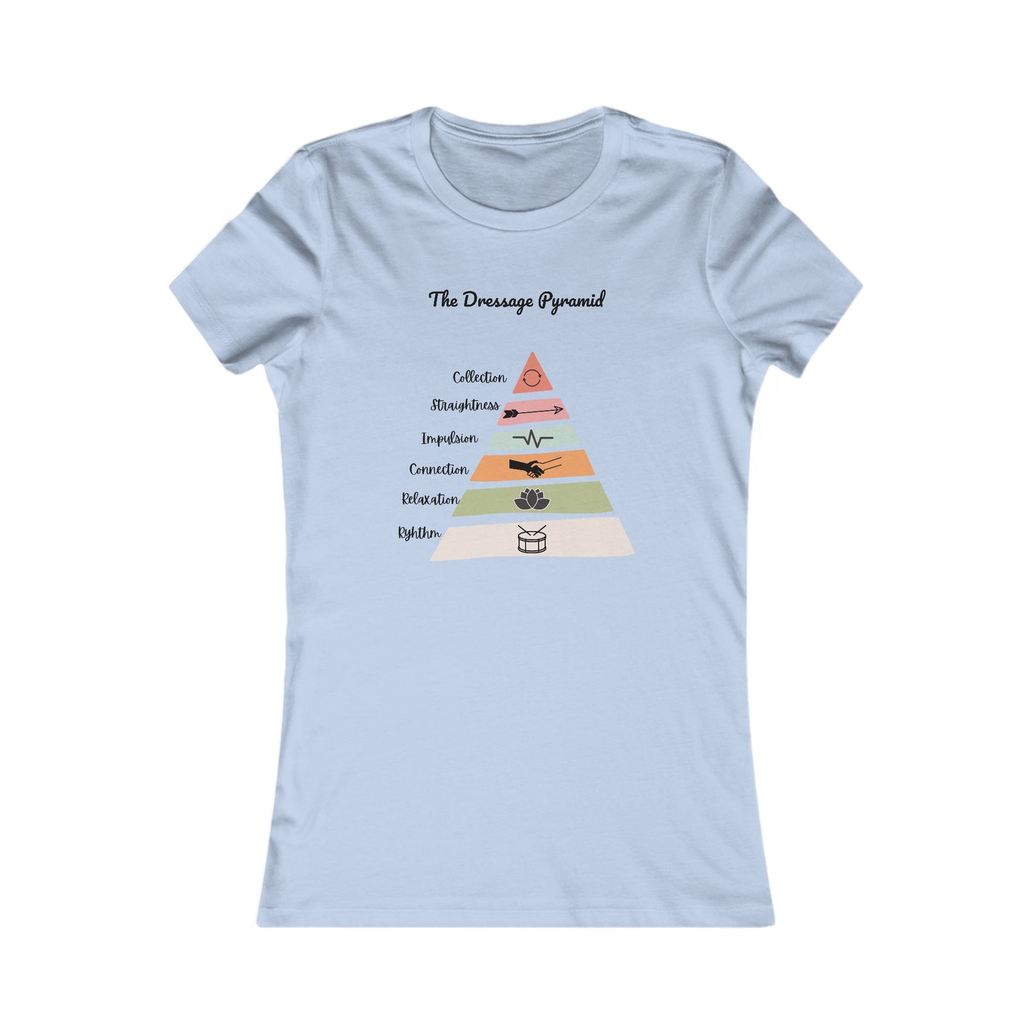 Women's Dressage Pyramid Tee - Sagebrush Tack