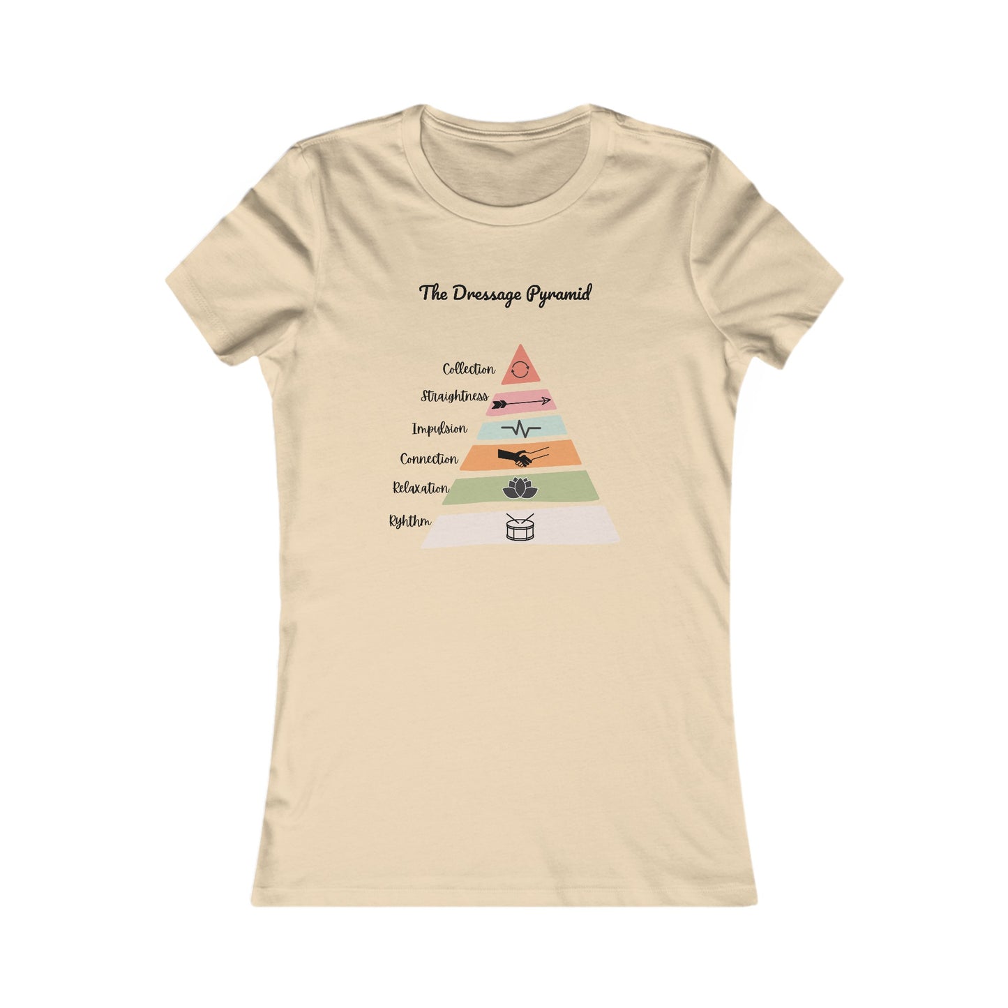 Women's Dressage Pyramid Tee - Sagebrush Tack