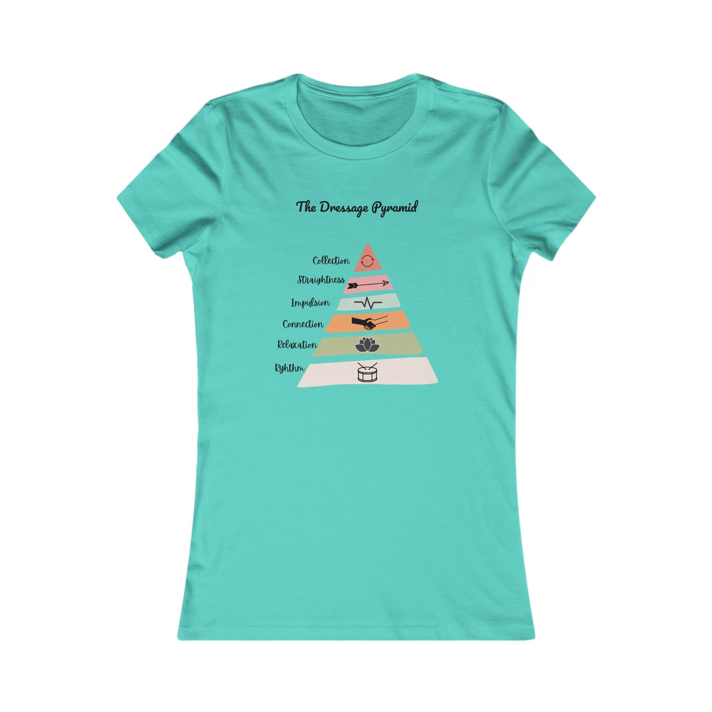 Women's Dressage Pyramid Tee - Sagebrush Tack