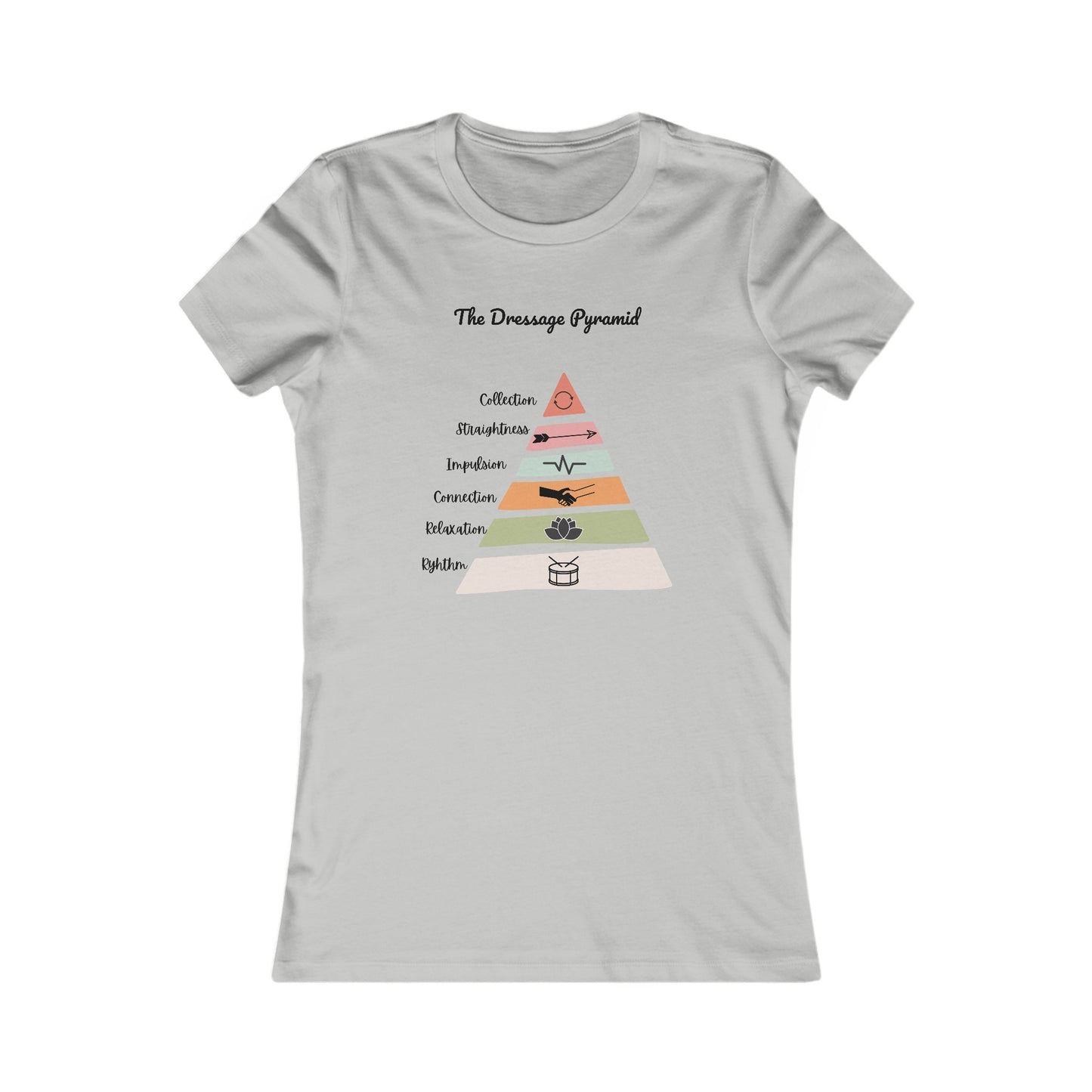 Women's Dressage Pyramid Tee - Sagebrush Tack