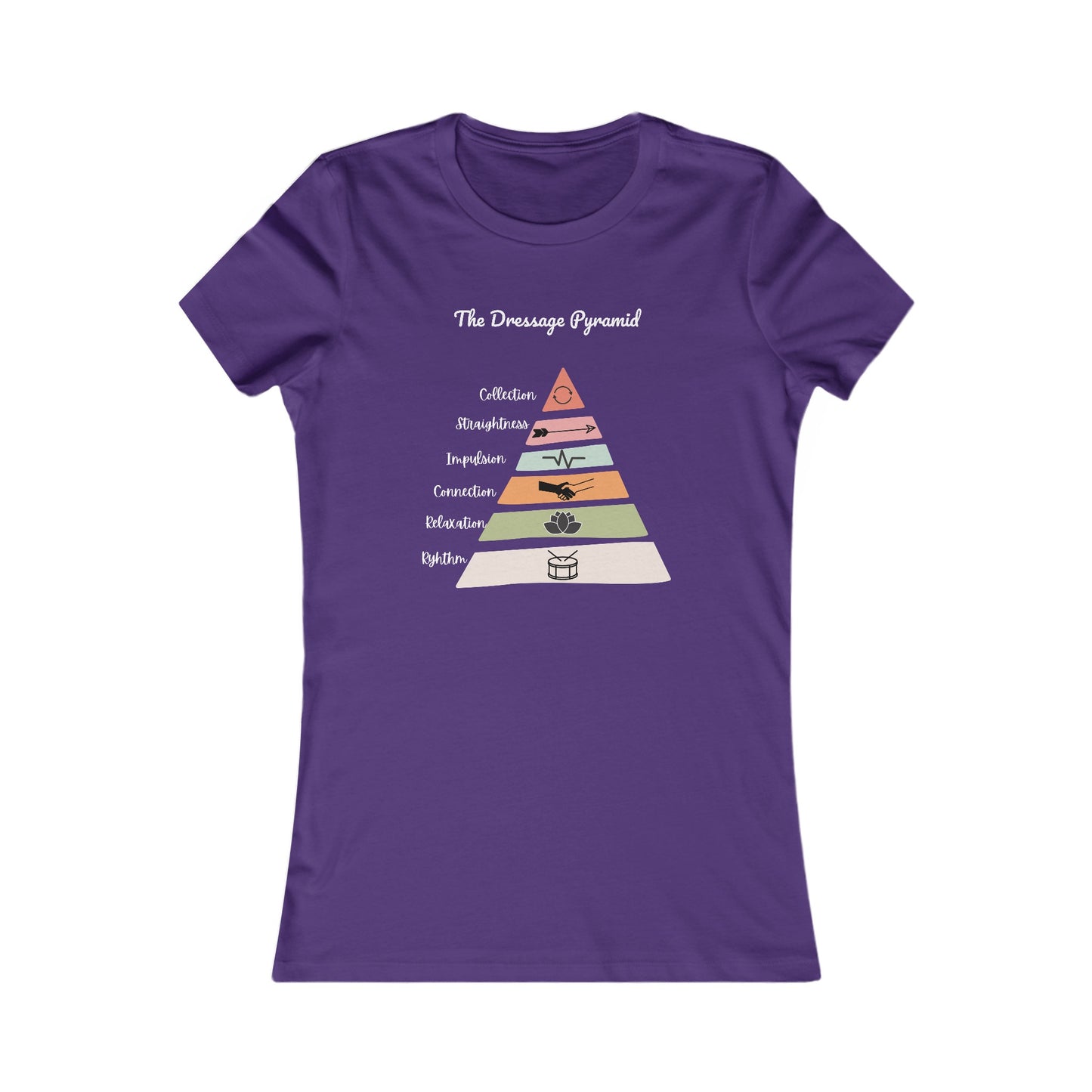 Women's Dressage Pyramid Tee - Sagebrush Tack
