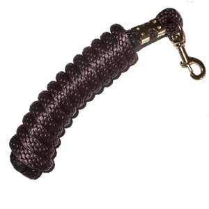 EA 5/8" x 9' Poly Lead with Brass Plated Bolt Snap - Sagebrush Tack