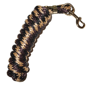 EA 5/8" x 9' Poly Lead with Brass Plated Bolt Snap - Sagebrush Tack