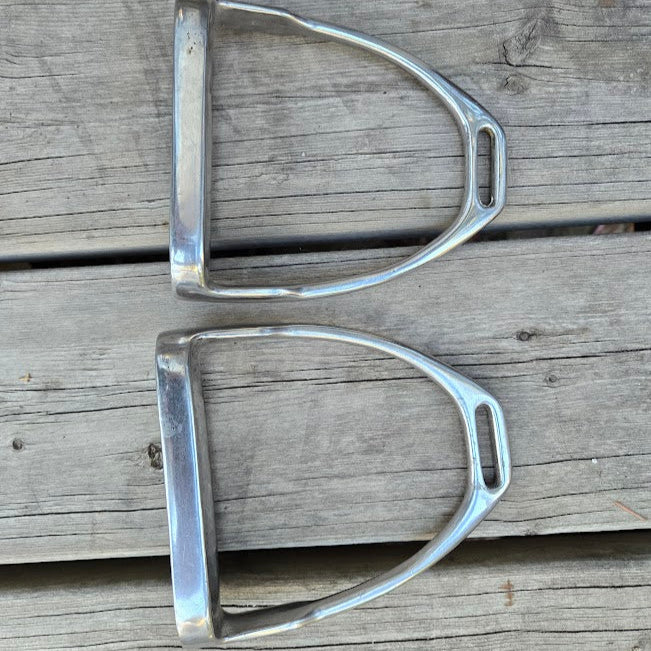 Silver stirrups