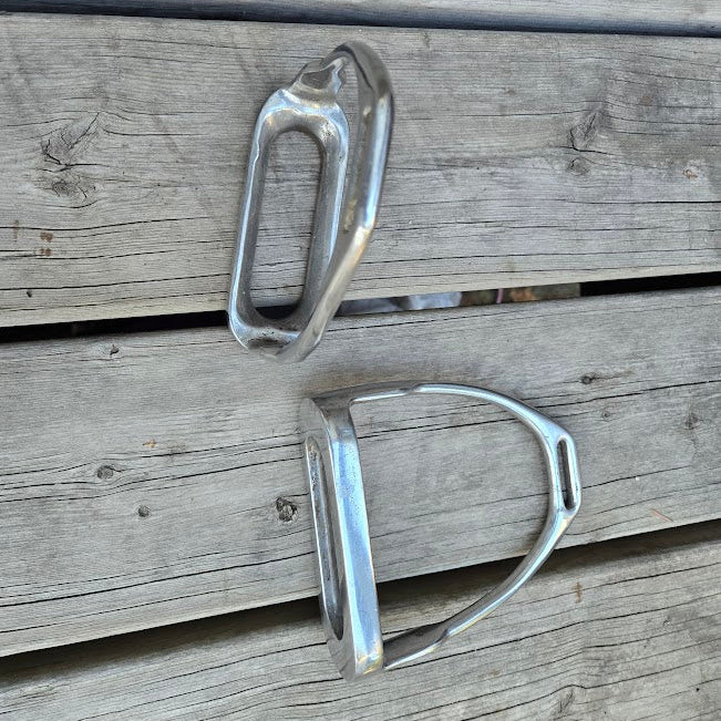 Silver stirrups
