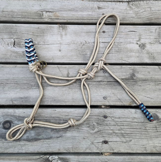 SB Hand-dyed bitless bridle/ halter combo