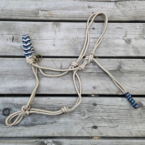 SB Hand-dyed bitless bridle/ halter combo
