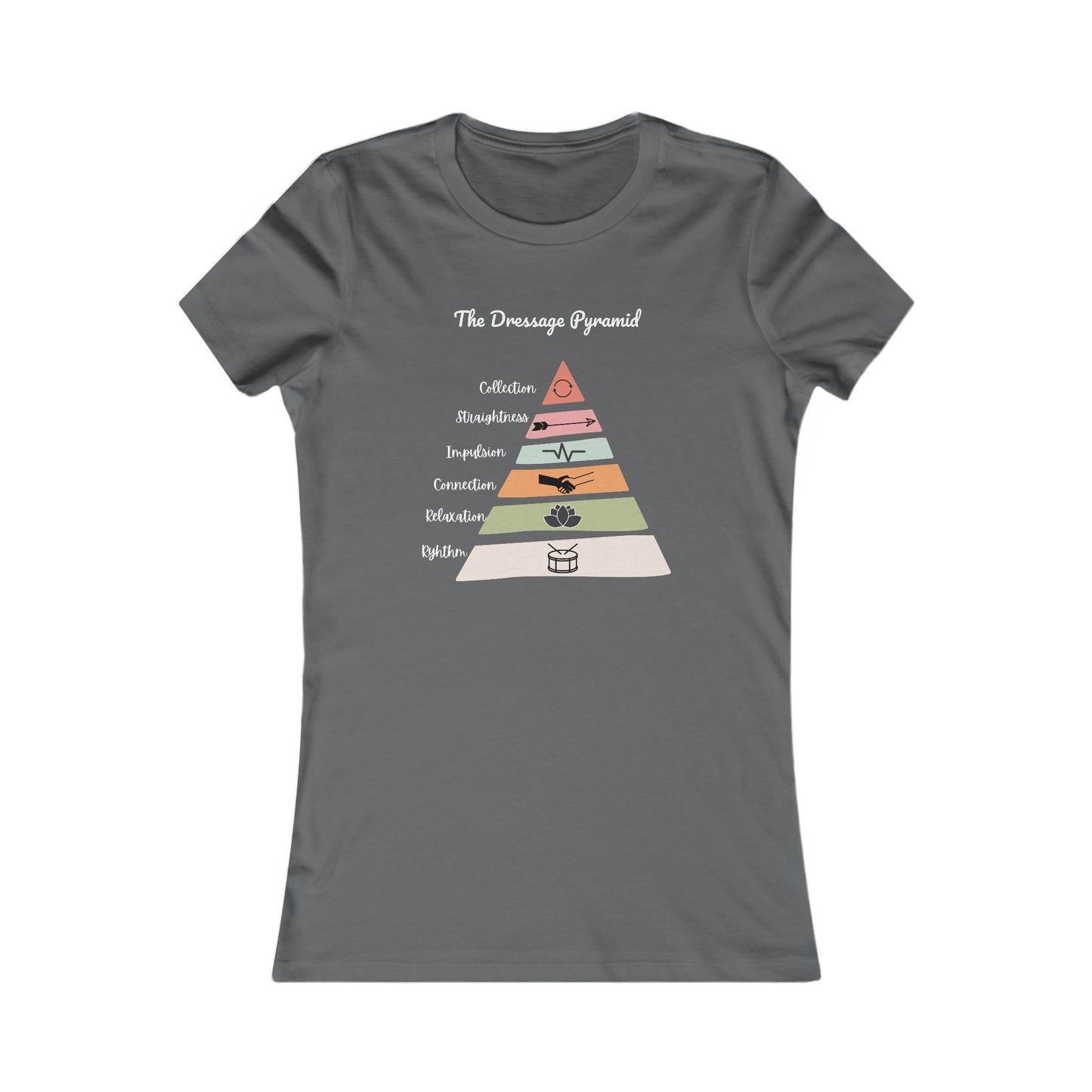 Women's Dressage Pyramid Tee - Sagebrush Tack