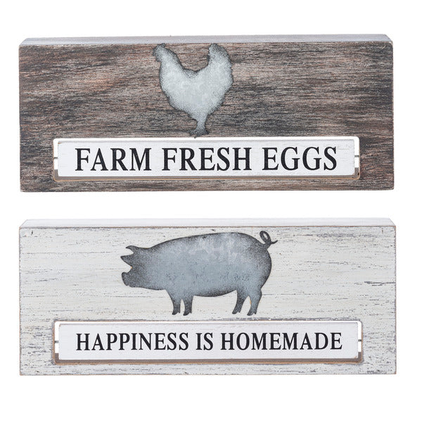 Farm Signs - Set of 2