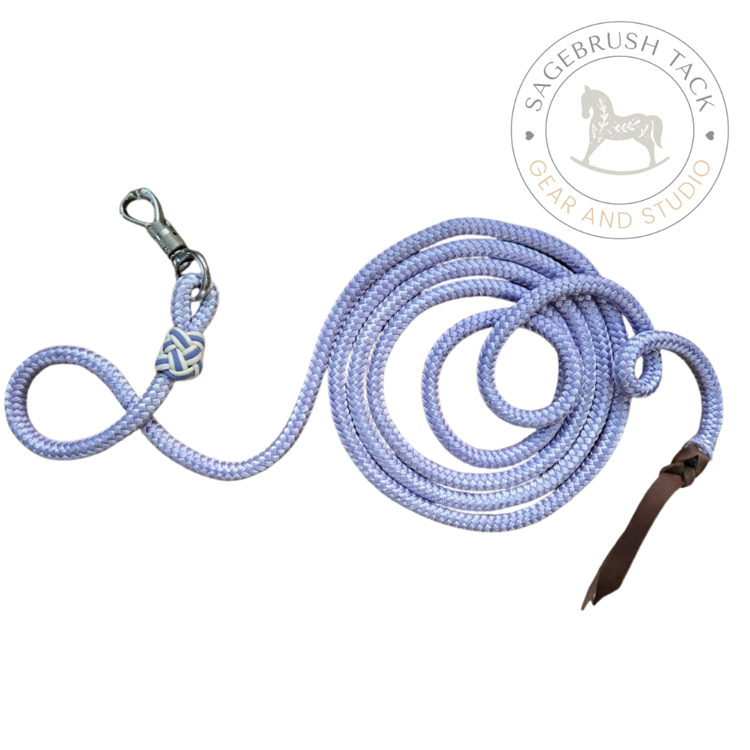 SB 5/8" Hand-dyed lunge line/ groundwork line