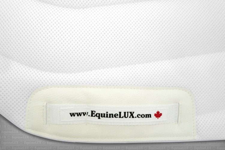 EquineLux Shock-Reducing™ dressage saddle pad with cotton lining and pockets for shims