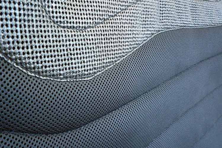 EquineLux Shock-Reducing™ dressage saddle pad with cotton lining and pockets for shims