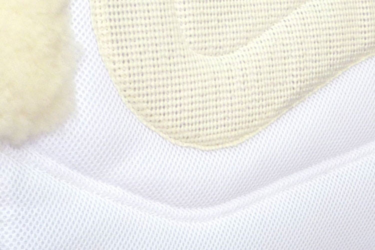EquineLux PRESSURE-RELIEVING™ saddle pad with sheepskin lining and rolls (no pockets)