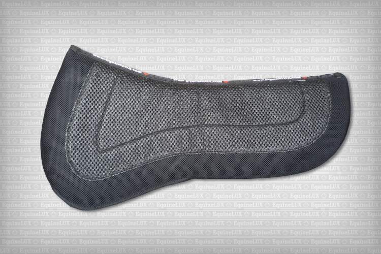 EquineLux BufferLUX™ dressage non-slip REVERSIBLE half pad with pockets for shims