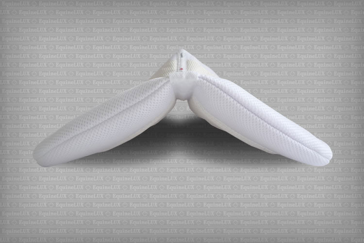 EquineLux BufferLUX™ dressage non-slip REVERSIBLE half pad with pockets for shims