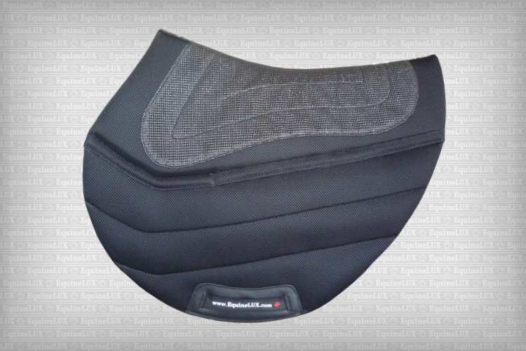 EquineLux SHOCK-ABSORBING™ contoured saddle pad with pockets