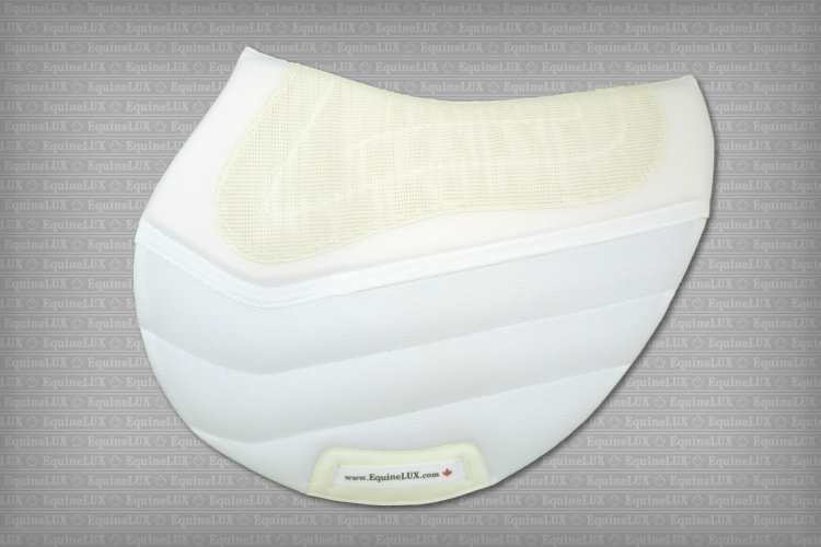 EquineLux SHOCK-ABSORBING™ contoured saddle pad with pockets