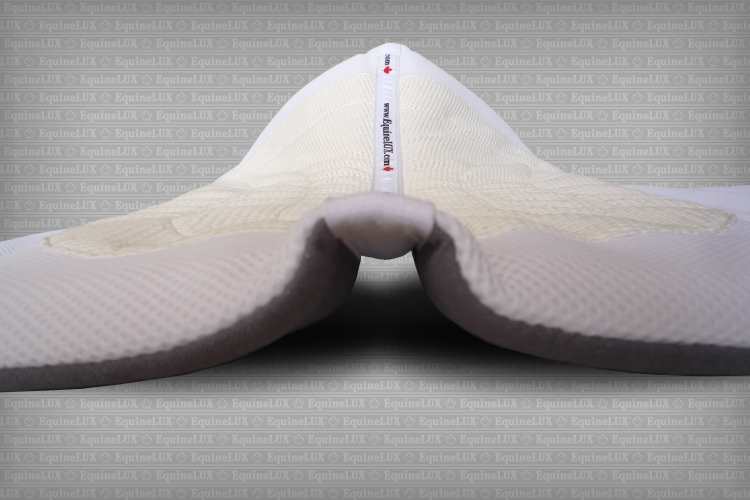 EquineLux SHOCK-ABSORBING™ contoured saddle pad with pockets