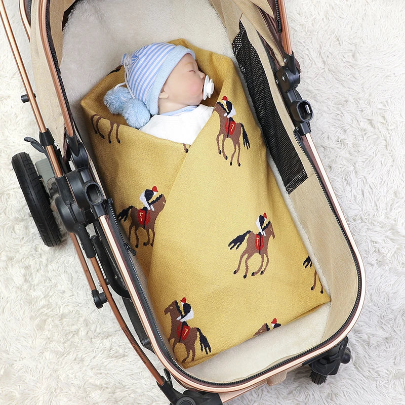 Baby Racing Horse Blanket