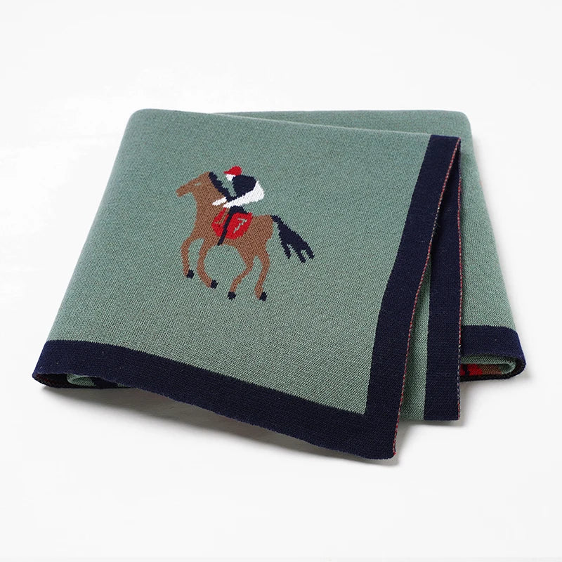 Baby Racing Horse Blanket