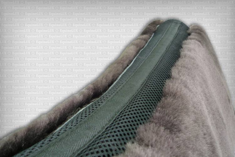 EquineLux ComfortLUX™ sheepskin jumper half pad with pockets