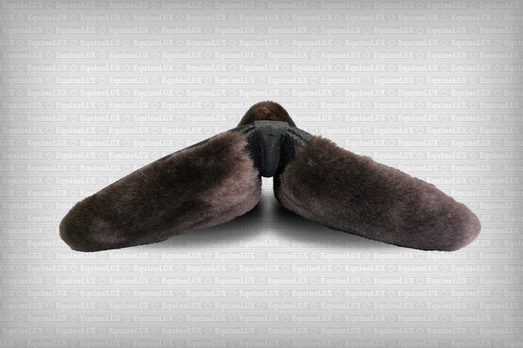 EquineLux ComfortLUX™ sheepskin jumper half pad with pockets