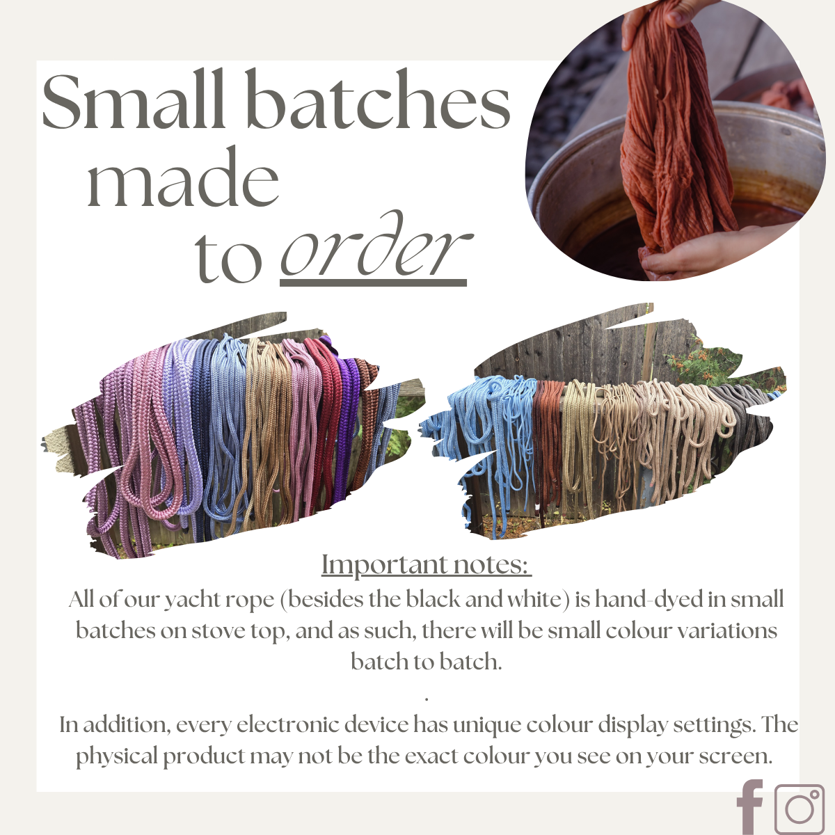 SB 5/8" custom hand-dyed loop reins
