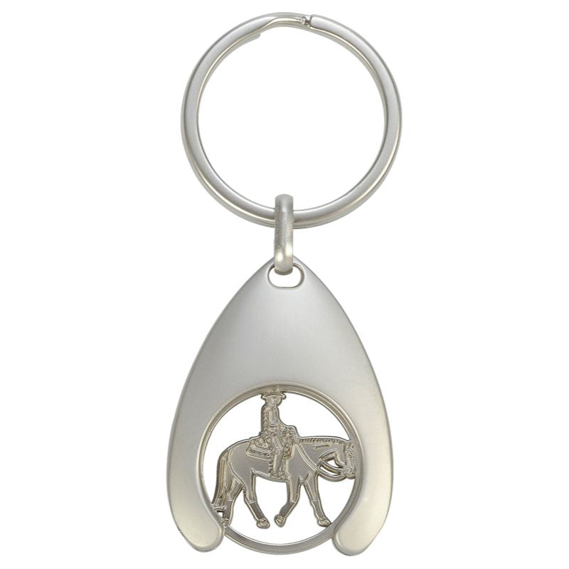 HappyROSS Western Coin Keychain