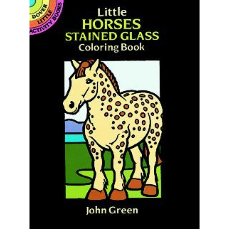 Little Horses Stained Glass Colouring Booklet