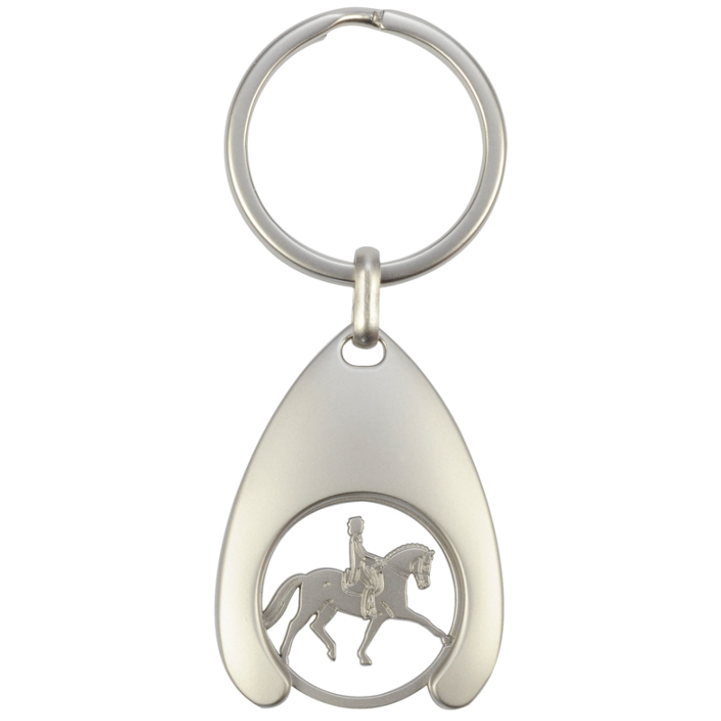 HappyROSS Dressage Coin Keychain