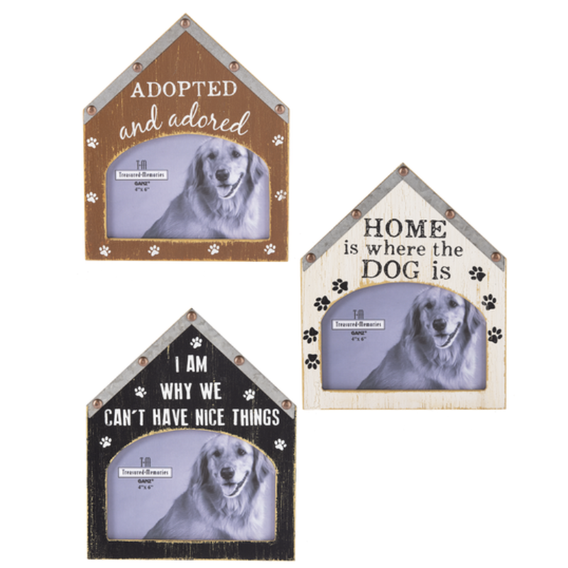 Ganz Dog House Picture Frames - Set of 3