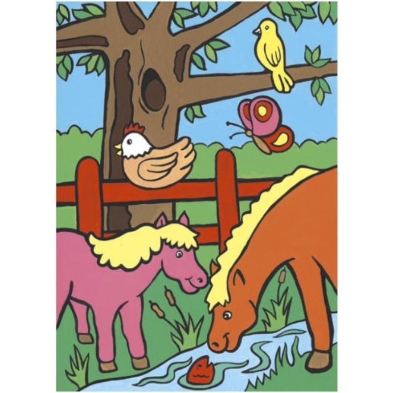 My First Paint by Number Kit - Farm Animals