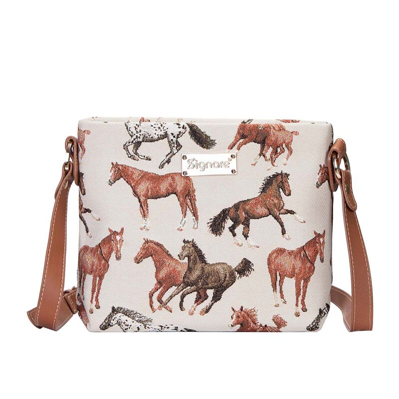 Signare Cross Body Bag - Running Horses