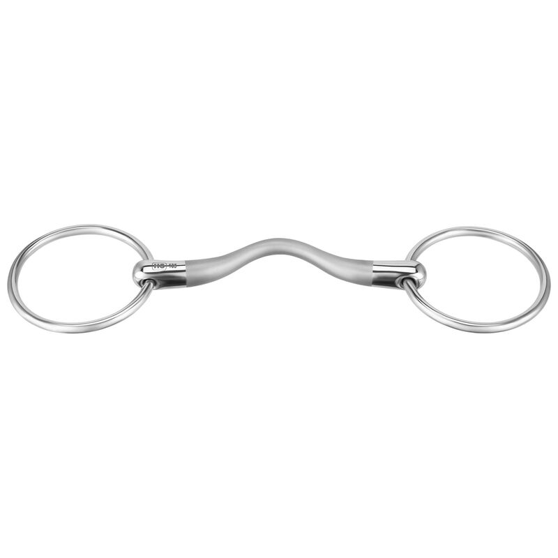 Satinox Loose Ring Mullen Mouth Snaffle - 14 mm