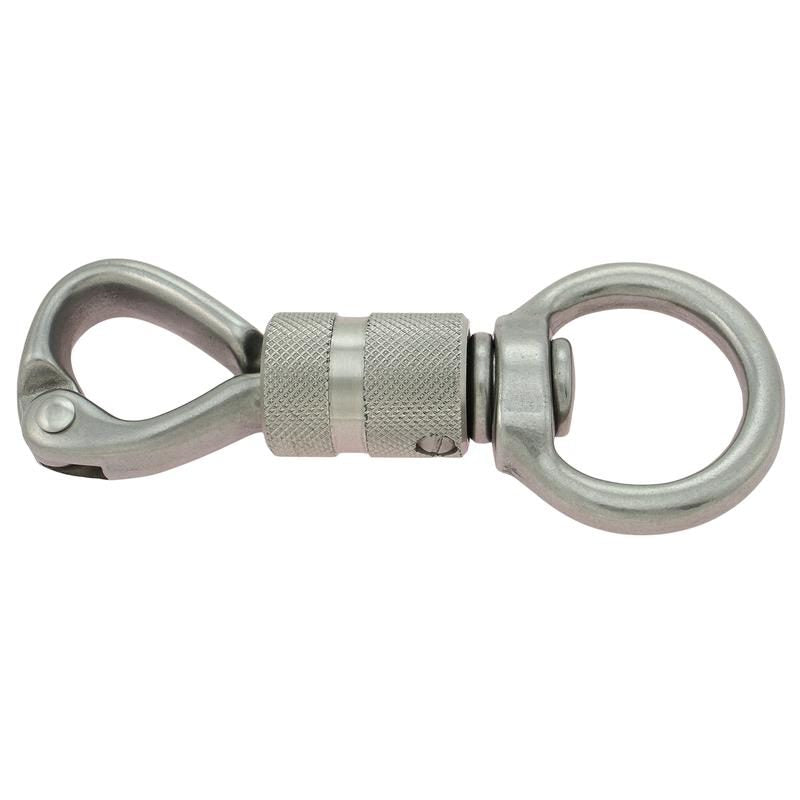 Twist Panic Snap Hook 11 cm/32 - Stainless Steel