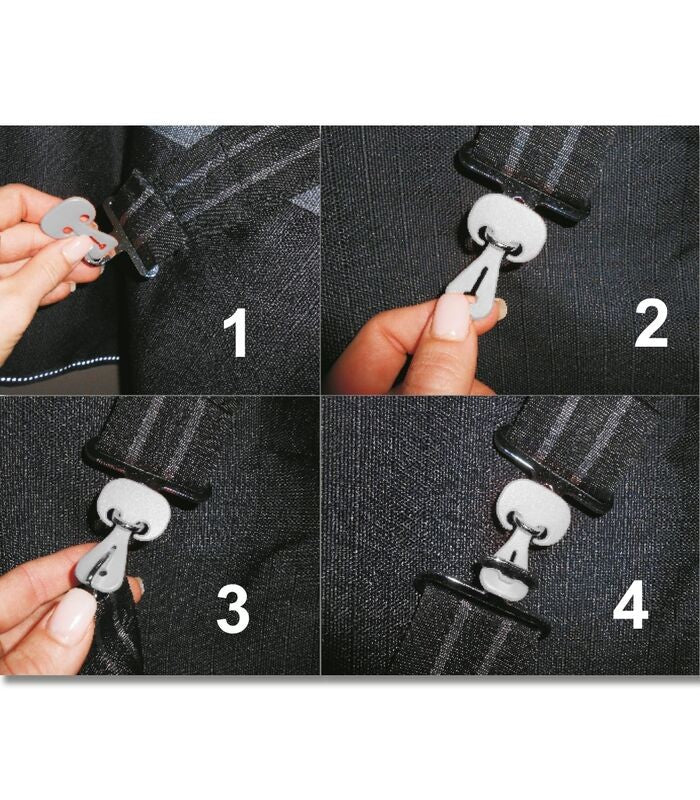 Rubber Safety Clips for Blankets - Set of 6 - Sagebrush Tack