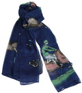 Chiffon Horse Racing Scarf