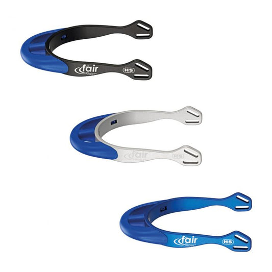 Sprenger FairRider Spurs - 25 mm Thin Blue Rounded Neck