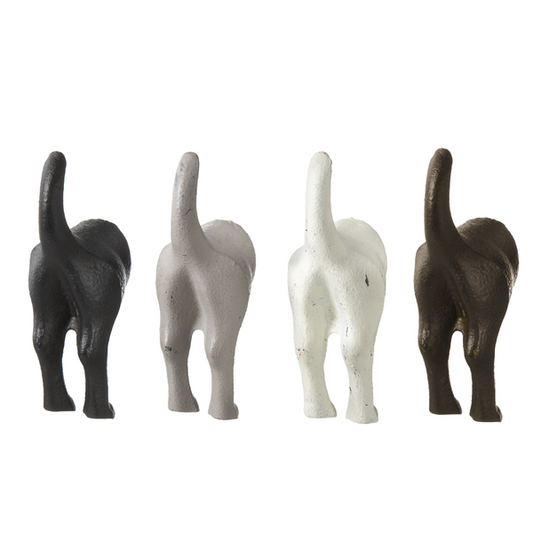 Ganz Dog Tail Wall Hooks - Set of 4