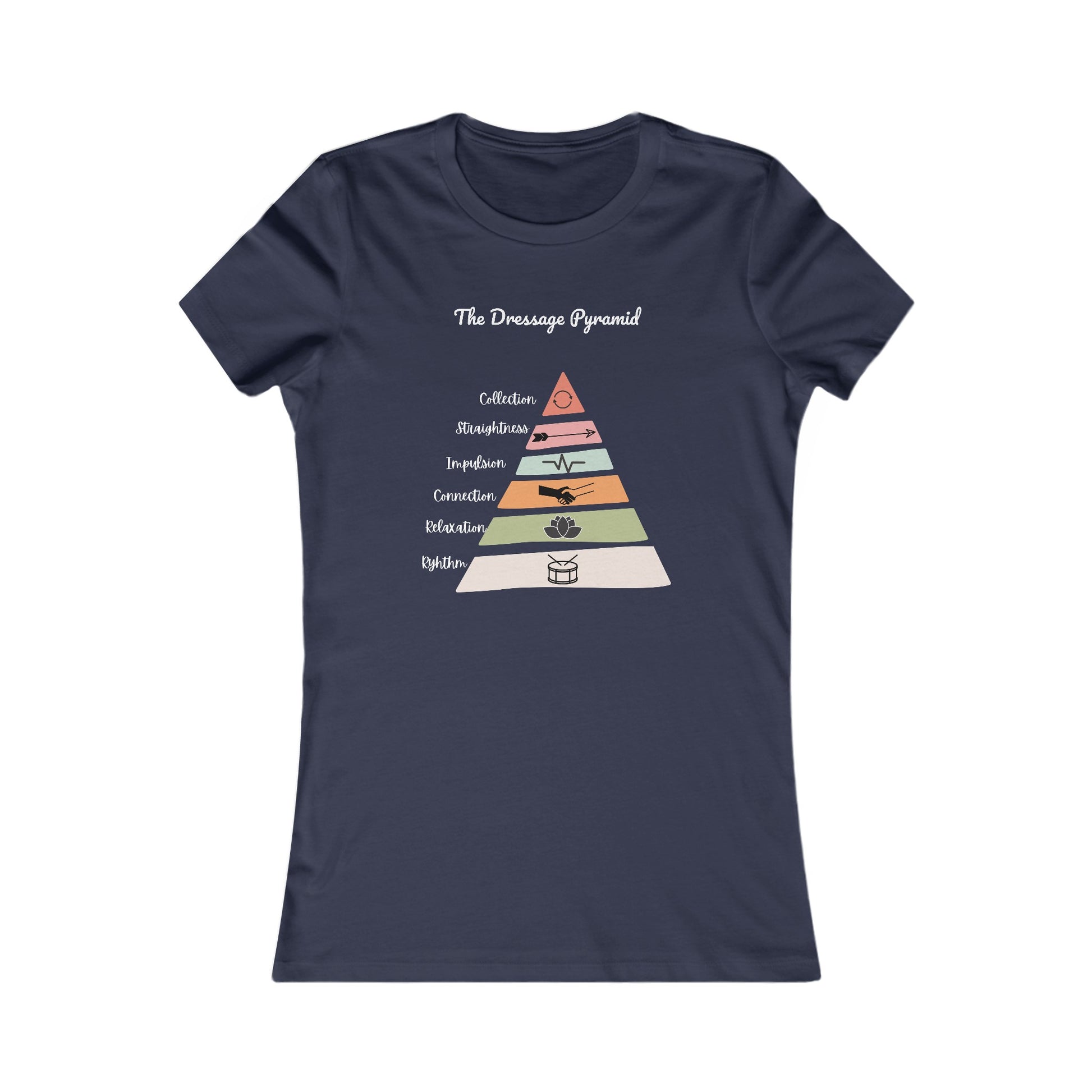 Women's Dressage Pyramid Tee - Sagebrush Tack