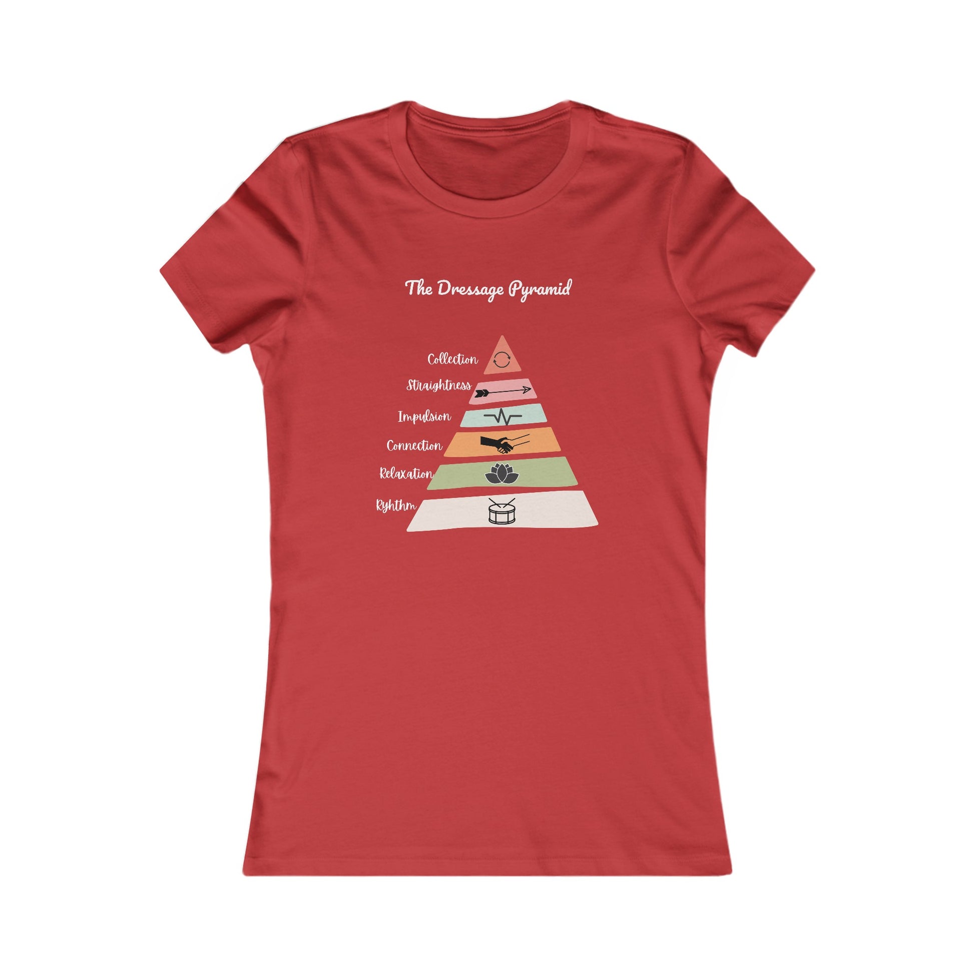 Women's Dressage Pyramid Tee - Sagebrush Tack