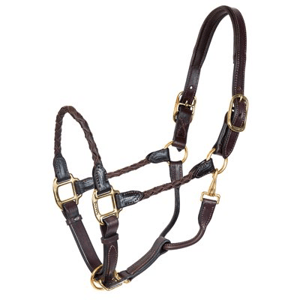 Perri's Braided Leather Halter - Sagebrush Tack