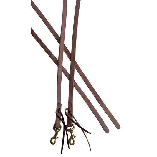 Leather Split Reins with Water Straps - Sagebrush Tack