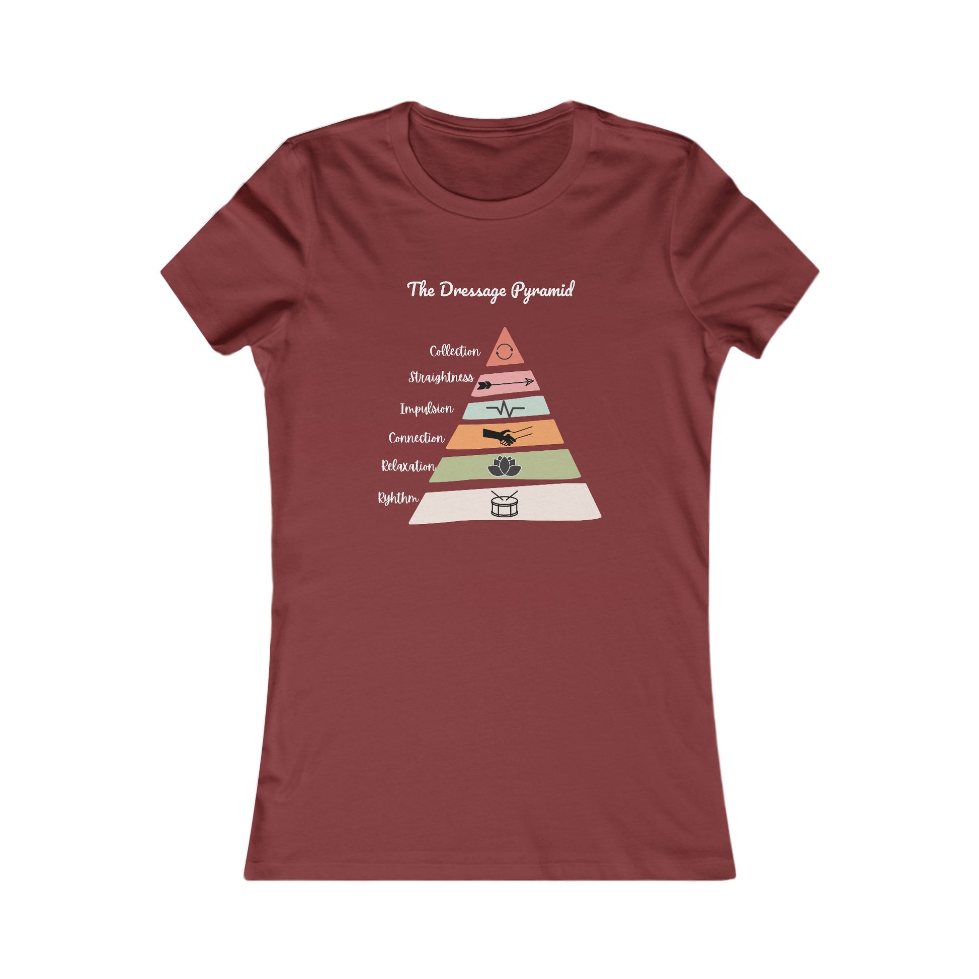 Women's Dressage Pyramid Tee - Sagebrush Tack