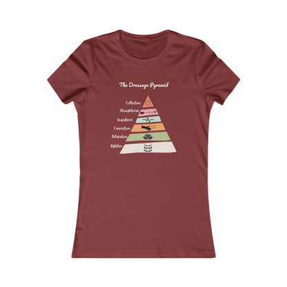 Women's Dressage Pyramid Tee - Sagebrush Tack