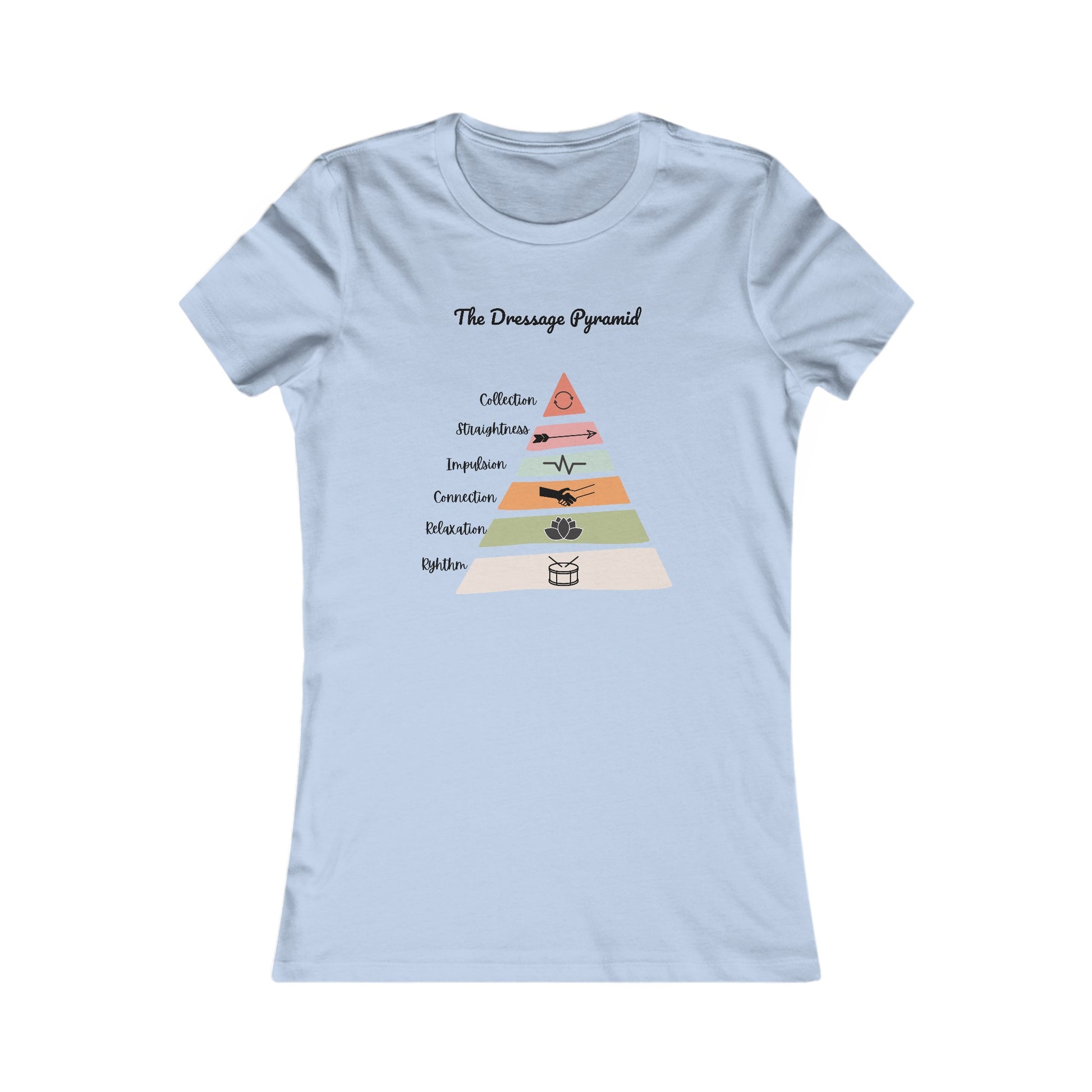 Women's Dressage Pyramid Tee - Sagebrush Tack