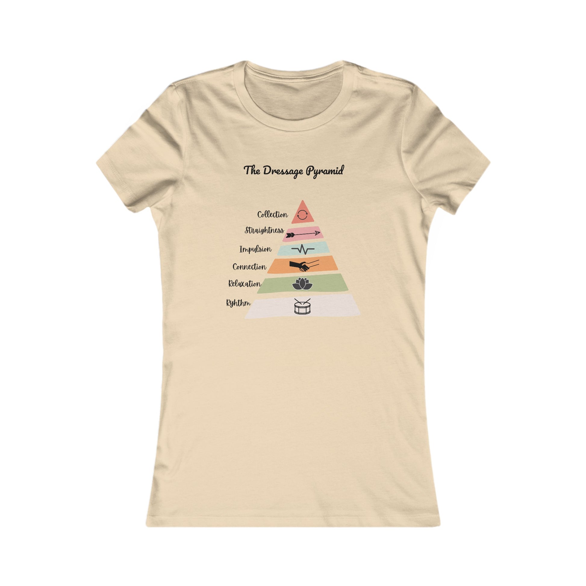 Women's Dressage Pyramid Tee - Sagebrush Tack