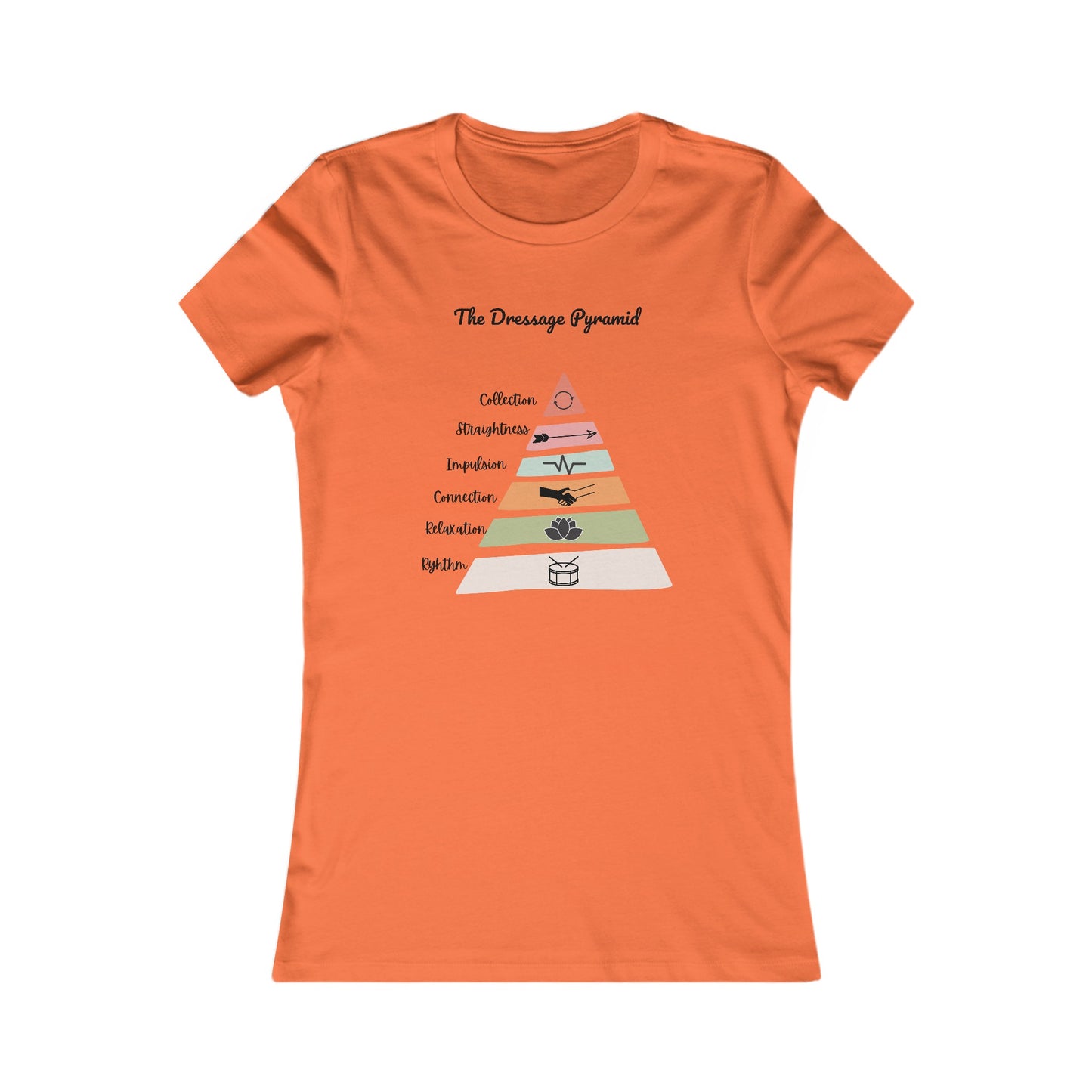 Women's Dressage Pyramid Tee - Sagebrush Tack